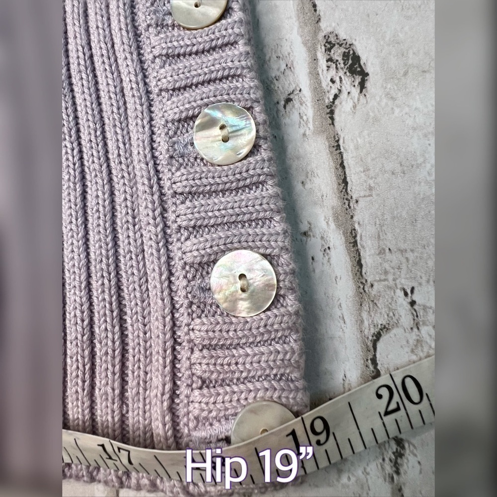 Lilac Purple Olsen Collection Sweater 💸 Womens 8 Medium - Picture 11 of 12
